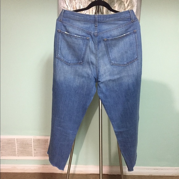 J BRAND Ivy High Rise Crop Blue Resurrect Jeans sz 28 - Picture 4 of 12